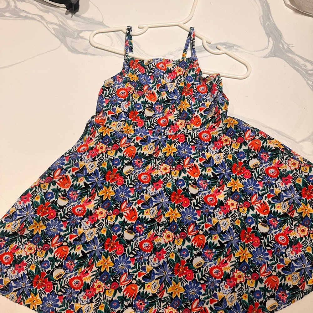 Old navy spaghetti Floral Kids Dress - Multicolor 2t